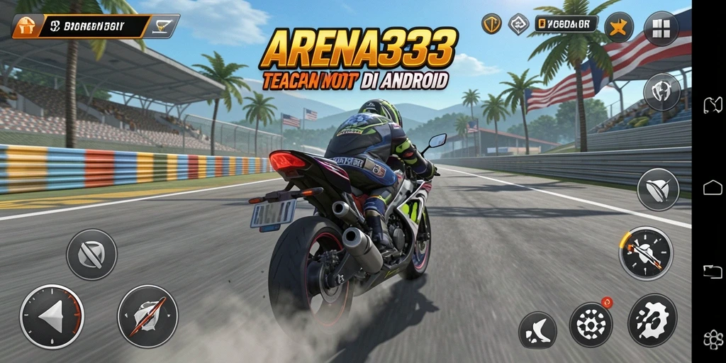 Tampilan gameplay seru dan penuh aksi di ARENA333.