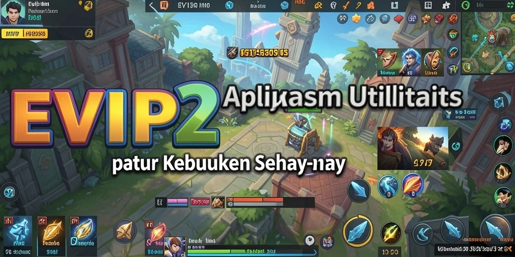 Tampilan antarmuka EVIP2 yang sederhana dan fungsional.