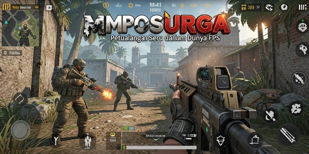 Taktik dan aksi mendebarkan dalam gameplay FPS MPOSURGA.