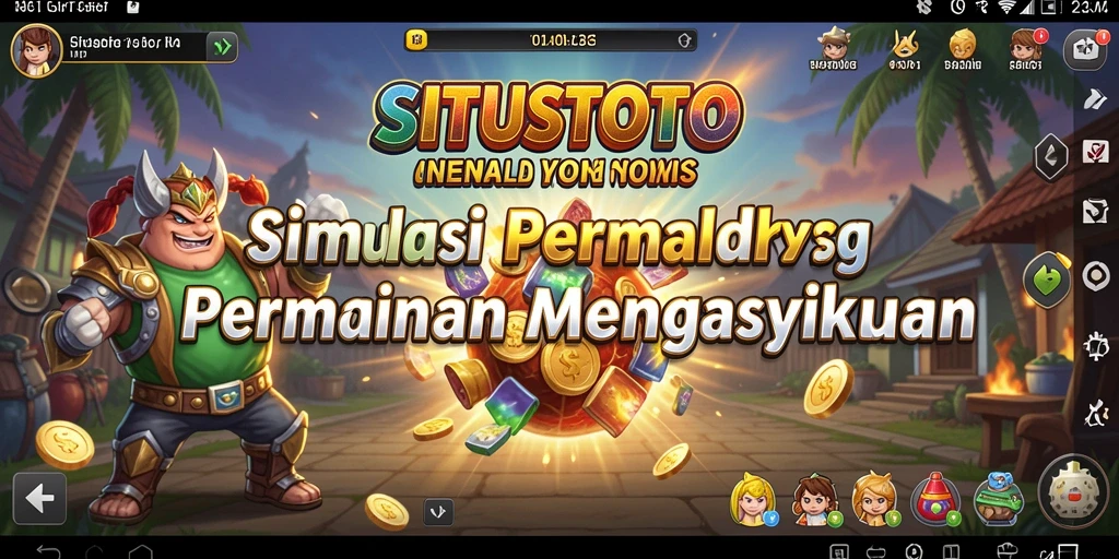 Tampilan gameplay SITUSTOTO dengan grafis dan interaksi menarik.